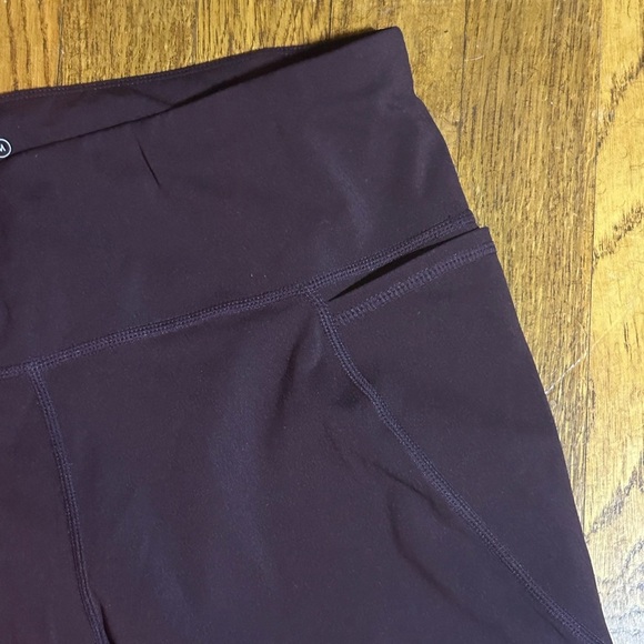 Sweaty Betty The Power Maroon Super Soft 7/8 Yoga Leggings Size 6 - Picture 4 of 7